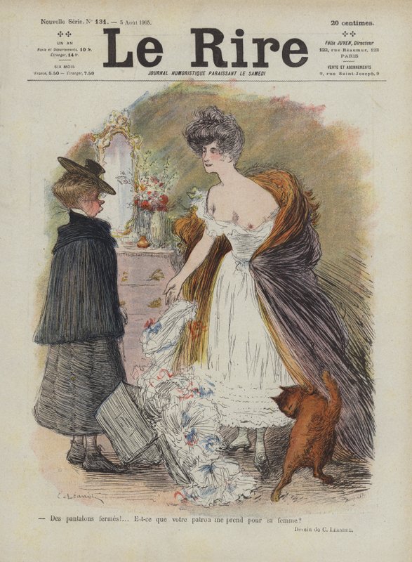 Illustration pour Le Rire - Charles Leandre