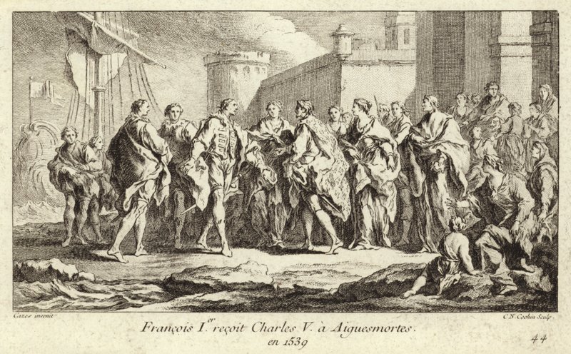 Le roi François Ier de France recevant l