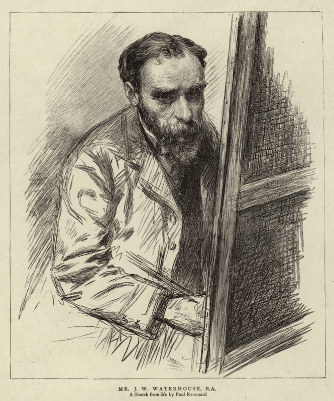 M. J W Waterhouse, RA - Charles Paul (after) Renouard