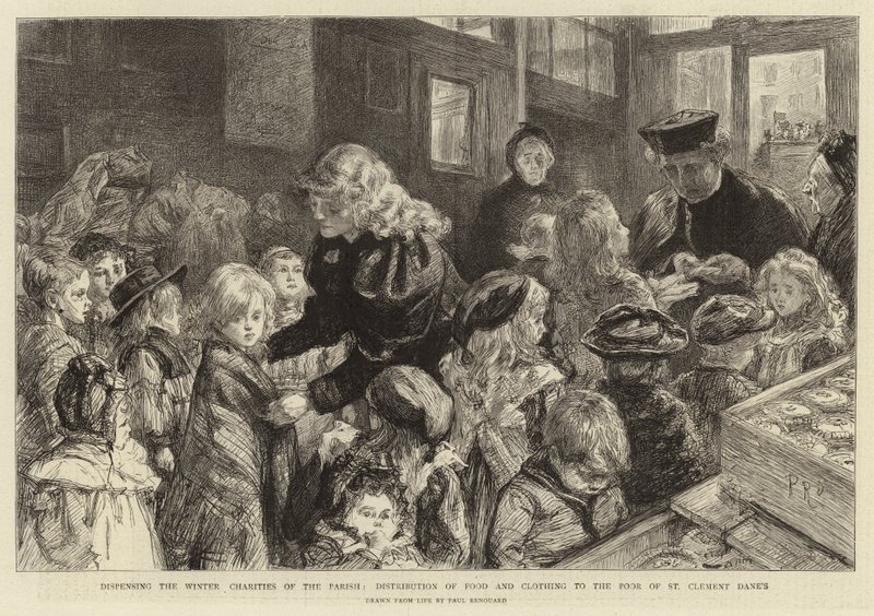 Distribution des charités d