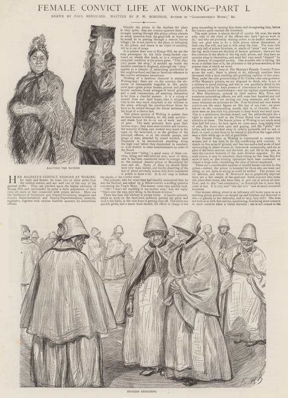 Vie de condamnée à Woking - Charles Paul Renouard