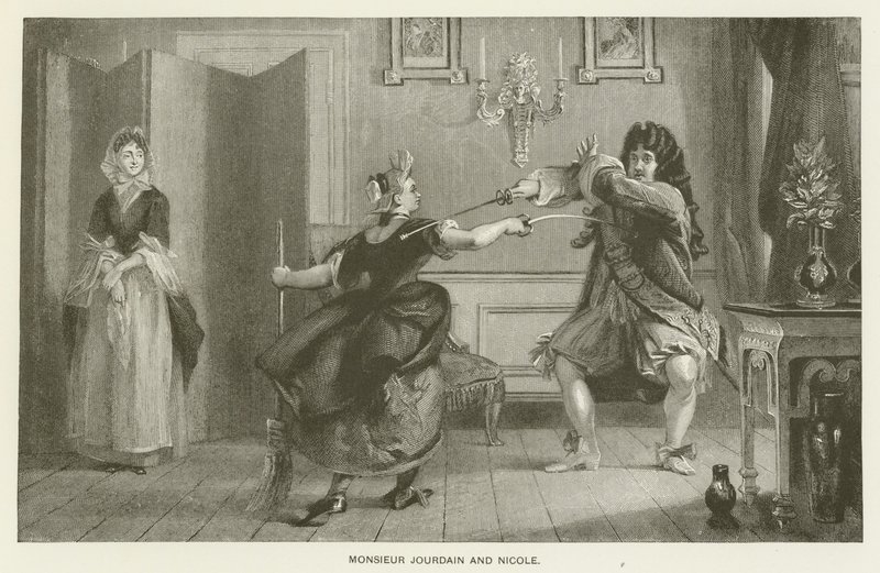 Monsieur Jourdain et Nicole - Charles Robert Leslie