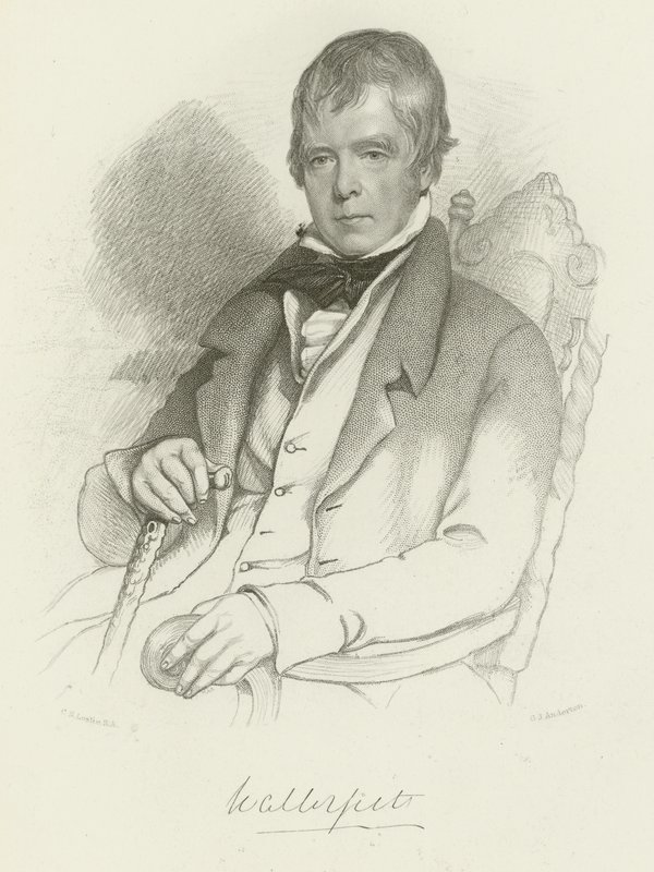 Sir Walter Scott - Charles Robert Leslie