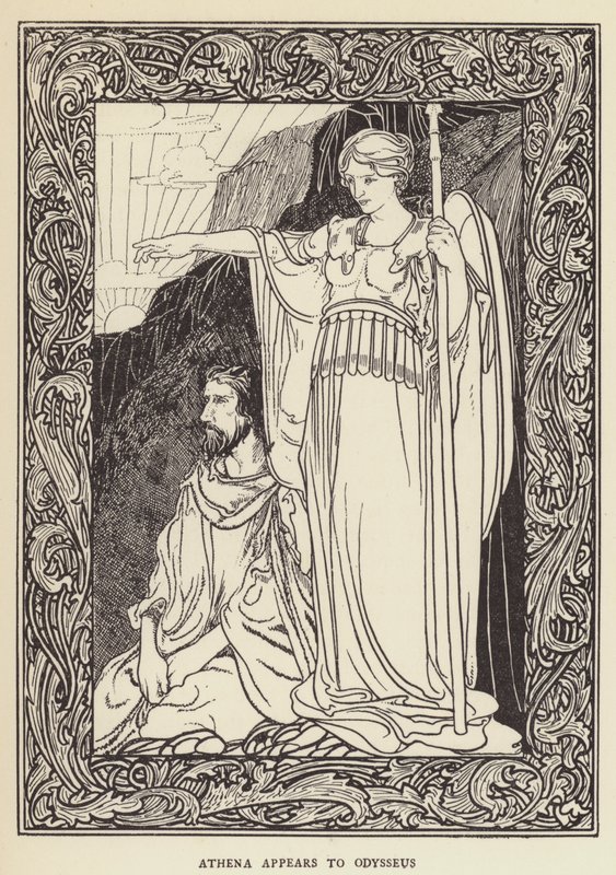Athéna apparaît à Ulysse - Sir John Charles Robinson