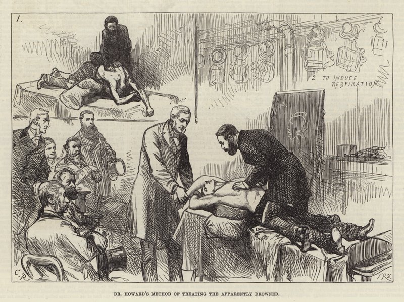 Méthode du Dr Howard pour traiter les noyés apparents - Sir John Charles Robinson