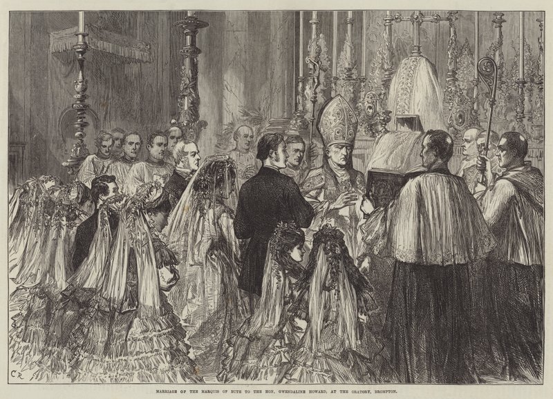 Mariage du marquis de Bute avec l