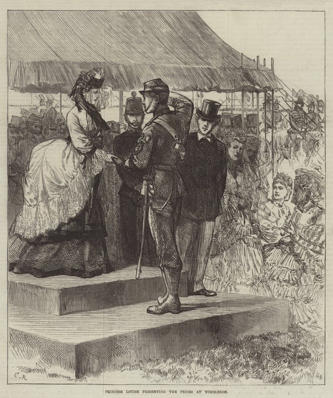 La princesse Louise remettant les prix à Wimbledon - Sir John Charles Robinson