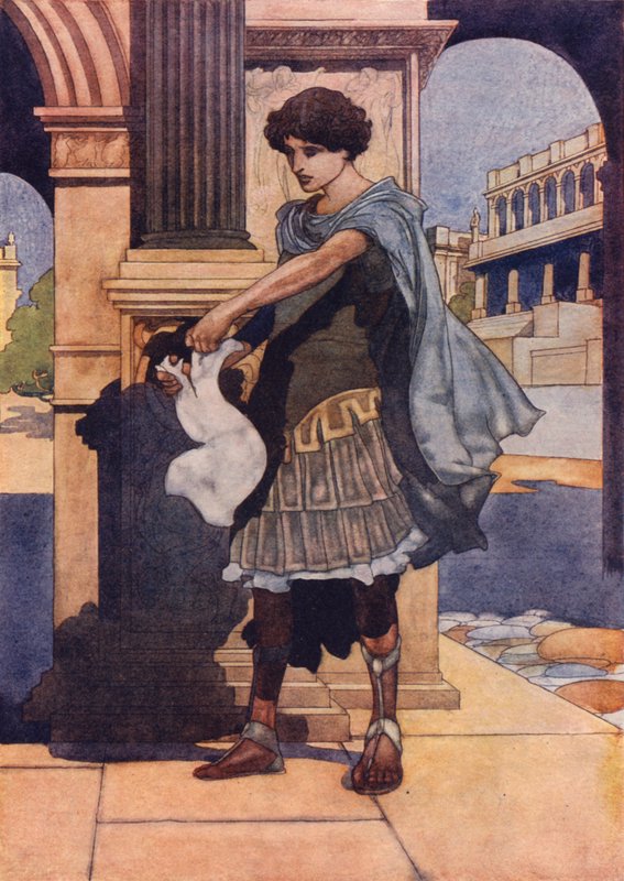 Saint George déchirant le document - Charles Robinson