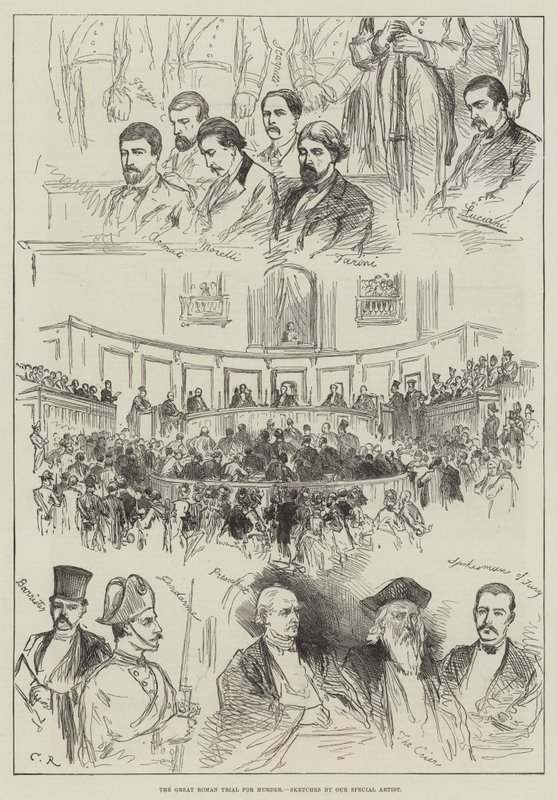 Le grand procès romain pour meurtre - Sir John Charles Robinson