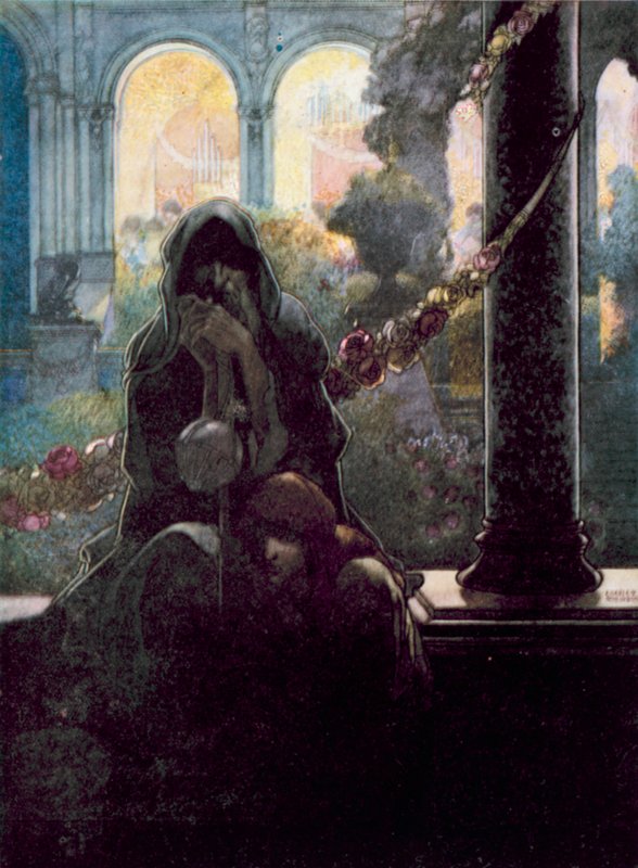Les Riches se réjouissant dans leurs belles maisons, tandis que les mendiants étaient assis aux portes - Charles Robinson