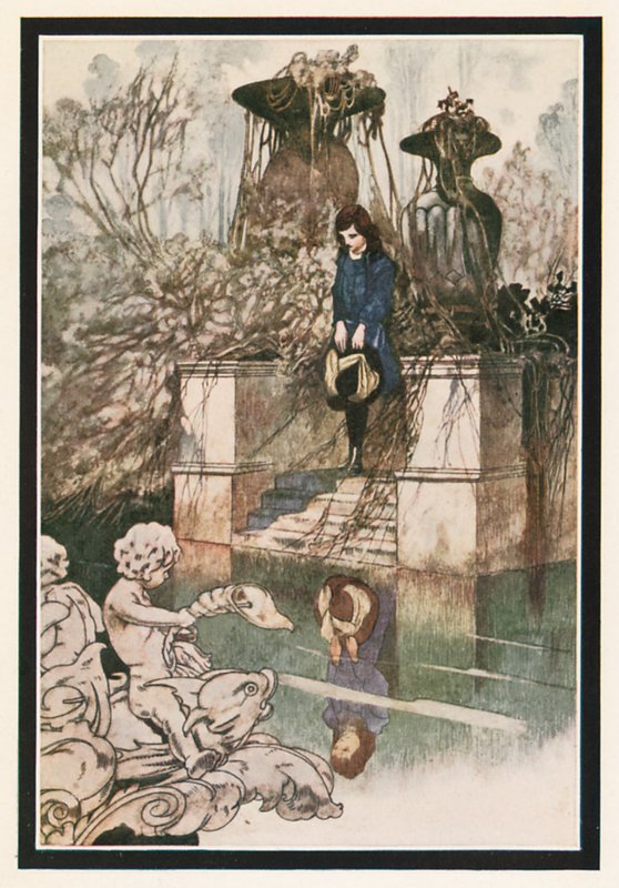 Il y avait des arbres... et un grand bassin avec une vieille fontaine grise en son milieu - Charles Robinson