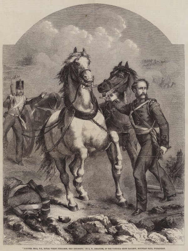 Colonel Bell, VC, Royal Welsh Fusiliers, 23e Régiment - Chevalier Louis-William Desanges
