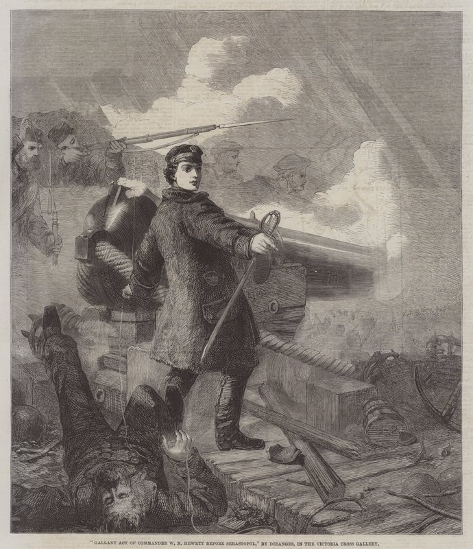 Acte galant du Commandant W N Hewett devant Sébastopol - Chevalier Louis William Desanges