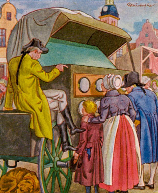 Guckkastenmann / Homme à la boîte à images - Christophe (1856 1945)