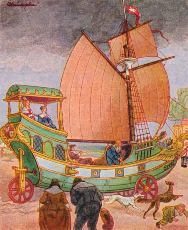 Segelwagen / Voiture à voile - Christophe (1856 1945)
