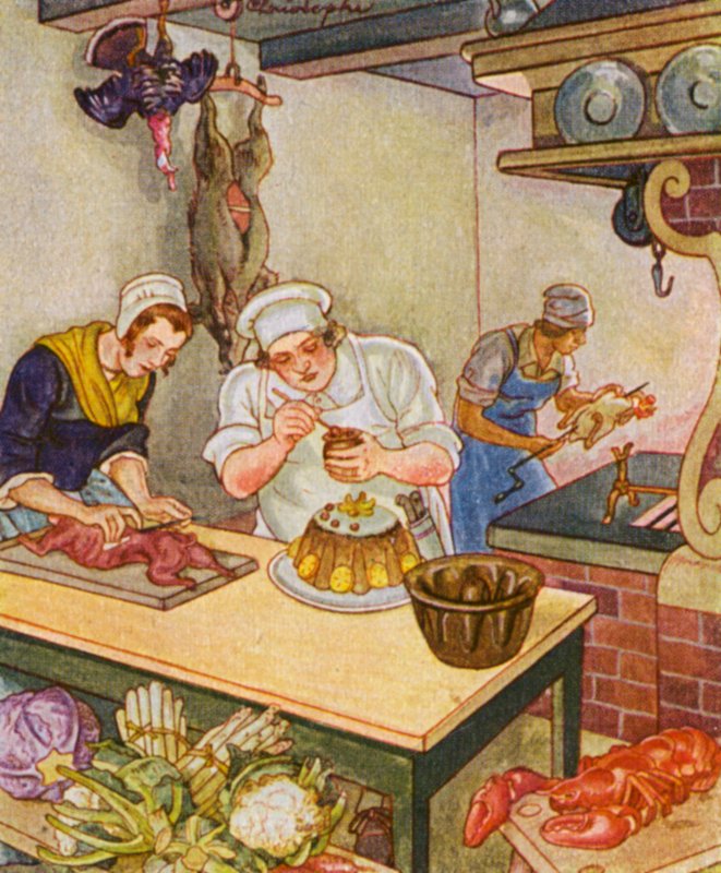 Un cuisinier - Christophe (1856 1945)