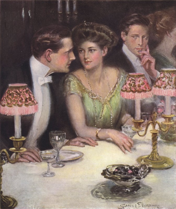 Les seuls deux au dîner - Clarence F. Underwood