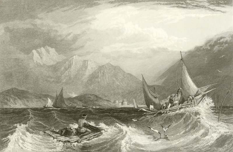Port de Bombay - Bateaux de pêche, pendant la mousson - Clarkson Frederick Stanfield