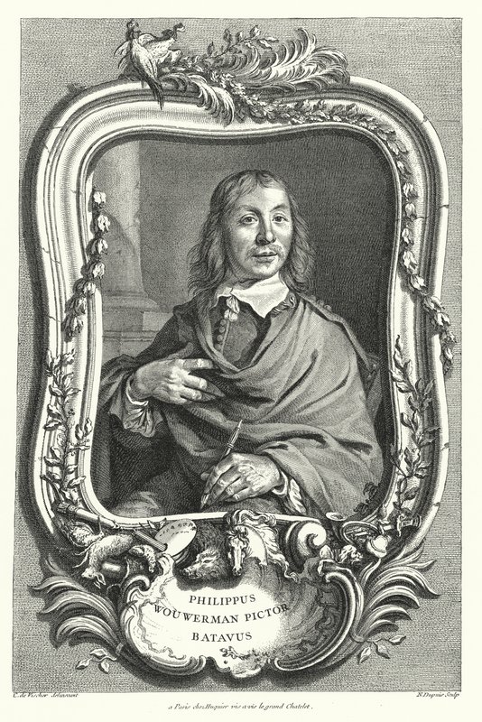 Philips Wouwerman, peintre néerlandais - Cornelis after Visscher