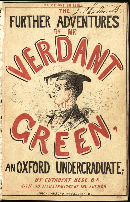 Illustration de couverture pour Les nouvelles aventures de M. Verdant Green, un étudiant d
