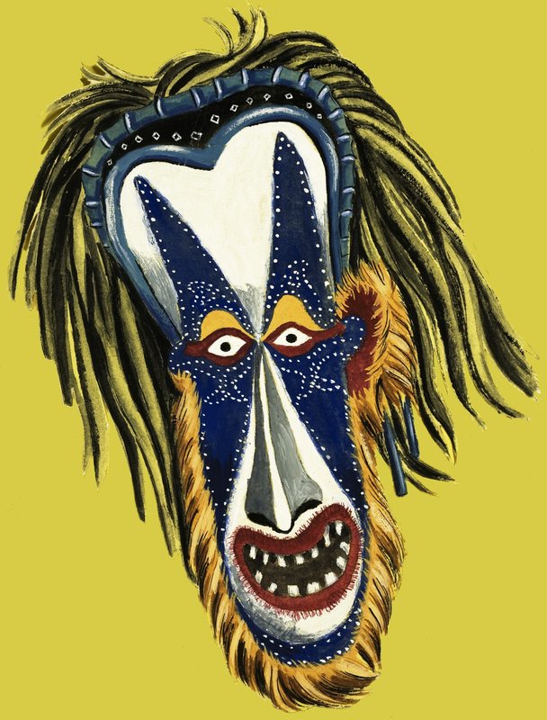 Masque de théâtre japonais - Dan Escott