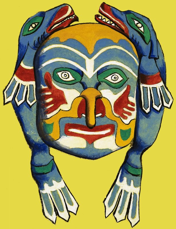Masque de théâtre japonais - Dan Escott