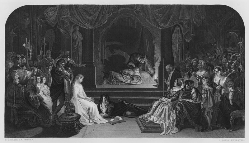 La Scène de la pièce, Hamlet, d