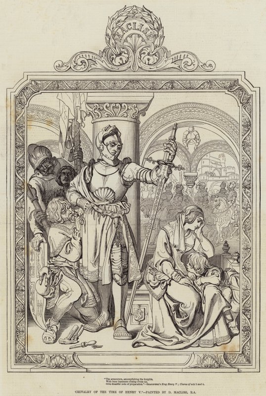 Chevalerie du Temps de Henri V - Daniel Maclise
