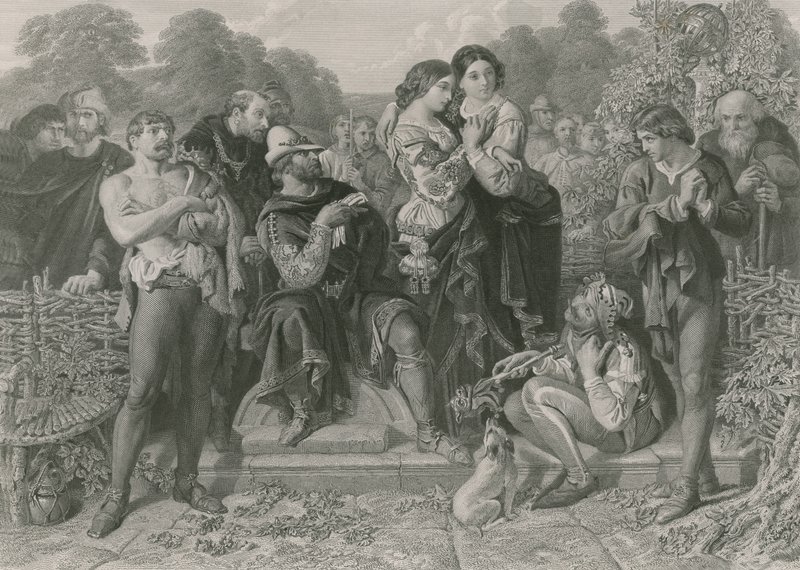 Orlando et le lutteur, Comme il vous plaira - Daniel Maclise