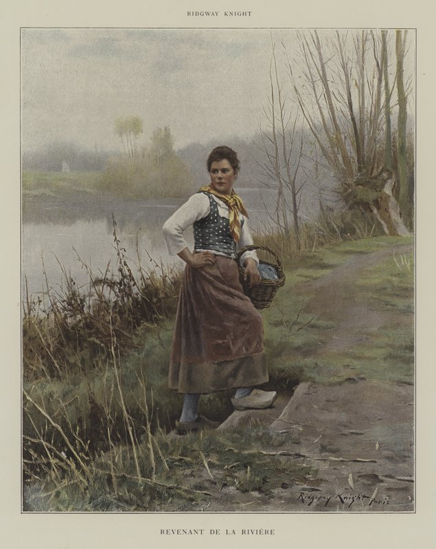 Revenant de la Rivière - Daniel Ridgway Knight