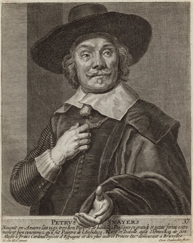 Portrait de Pieter Snayers - Daniel van Heil