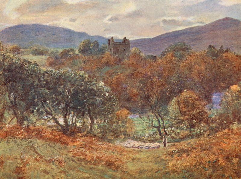 Château de Newark, sur la Yarrow - David (after) Murray