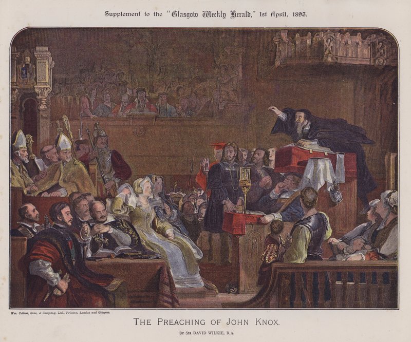 La prédication de John Knox - David (after) Wilkie