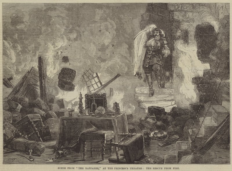 Scène de The Rapparee, au Princess