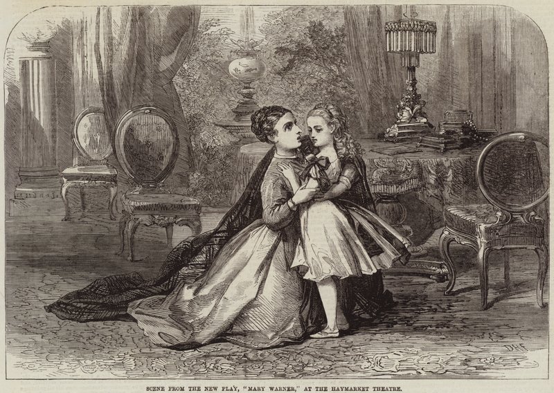 Scène de la Nouvelle Pièce, Mary Warner, au Théâtre Haymarket - David Henry Friston