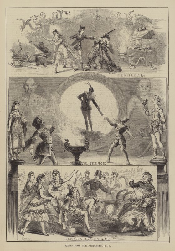 Scènes des pantomimes - David Henry Friston