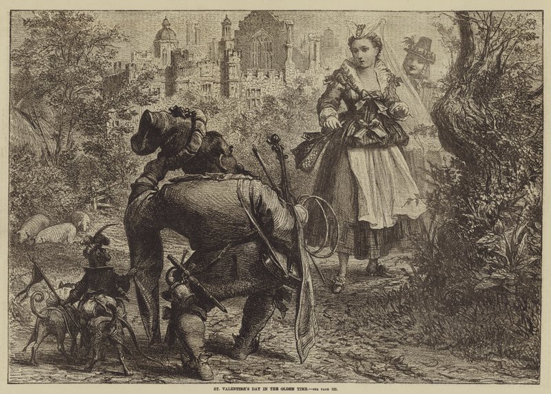 La Saint-Valentin autrefois - David Henry Friston