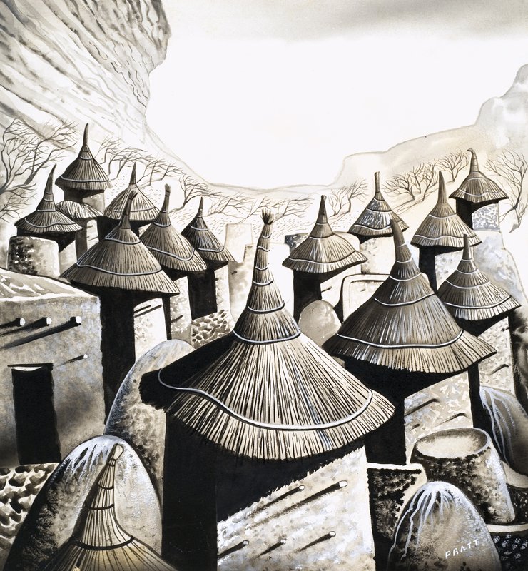 Maisons primitives : Les toits des Banani - David Pratt