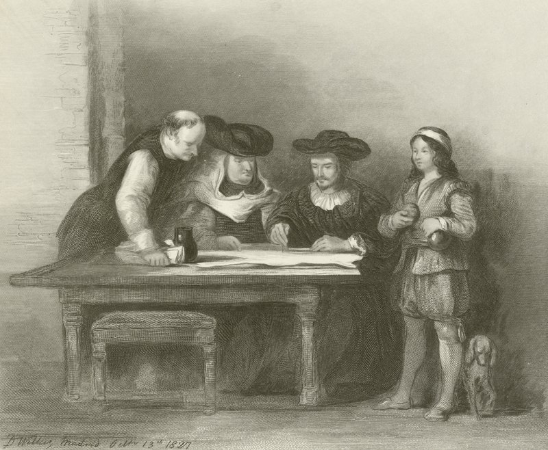 Christophe Colomb au couvent de La Rábida - David Wilkie