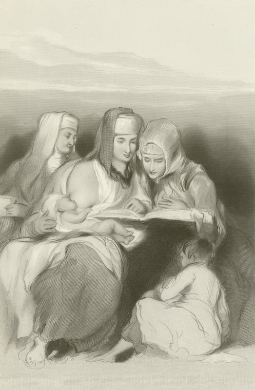 Femmes hébraïques lisant les Écritures à Jérusalem - David Wilkie