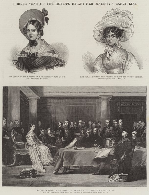 Année du jubilé du règne de la reine, la jeunesse de Sa Majesté - David Wilkie