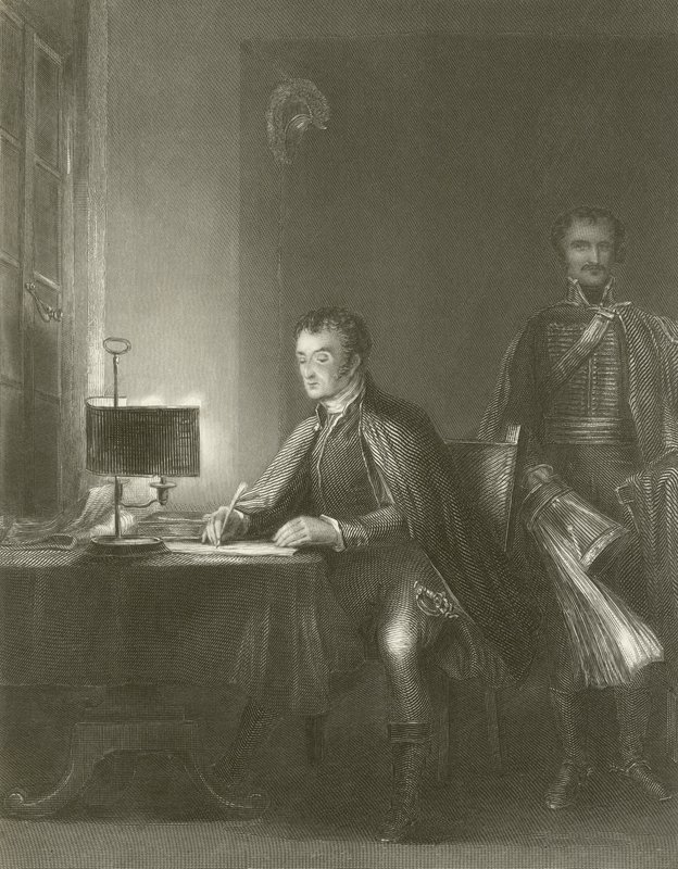Le Duc de Wellington écrivant ses dépêches - David Wilkie