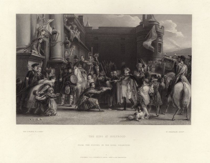 Le roi à Holyrood - David Wilkie