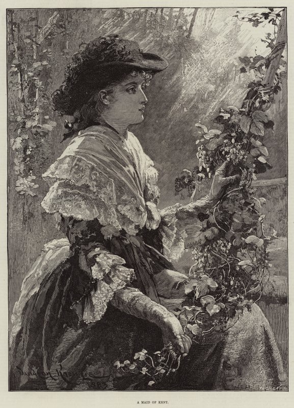 Une jeune fille du Kent - Davidson Knowles
