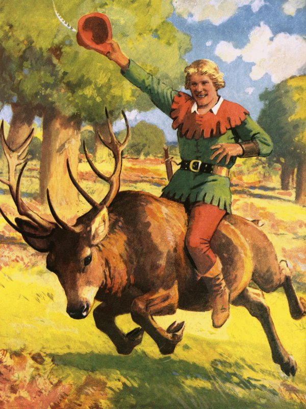 Robin des Bois sur le dos d