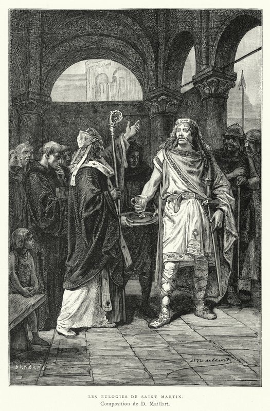 Les Éloges De Saint Martin (gravure) - Diogene Ulysse Napoleon Maillart