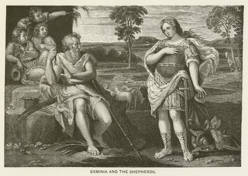 Erminia et les bergers - Domenichino