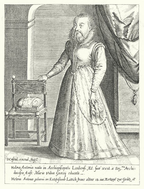 Hélène Antonia de Liège, la naine barbue de la cour de Marie d