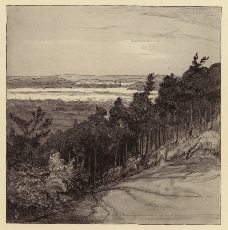 Port de Poole depuis Parkstone - Donald (after) Maxwell