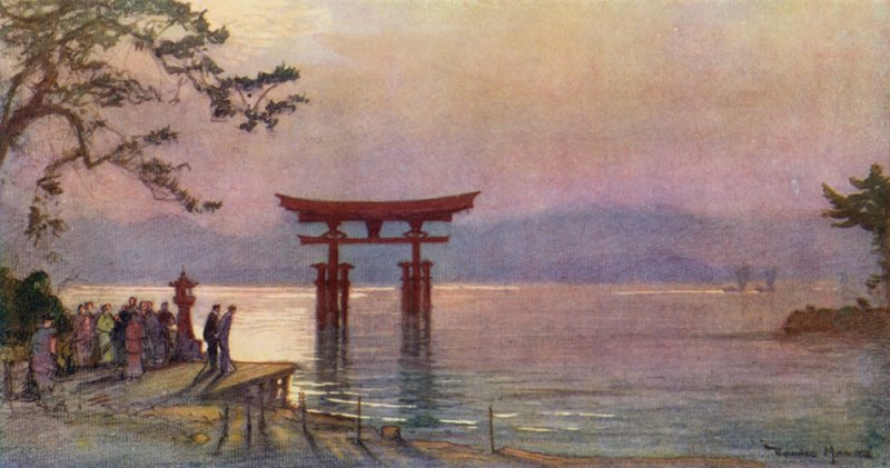 Le Torii dans la mer intérieure, Japon - Donald (after) Maxwell